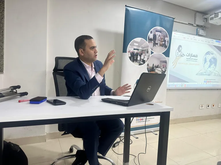 أحمد فهمي، نائب مدير مركز مسارات للدراسات الاستراتيجية