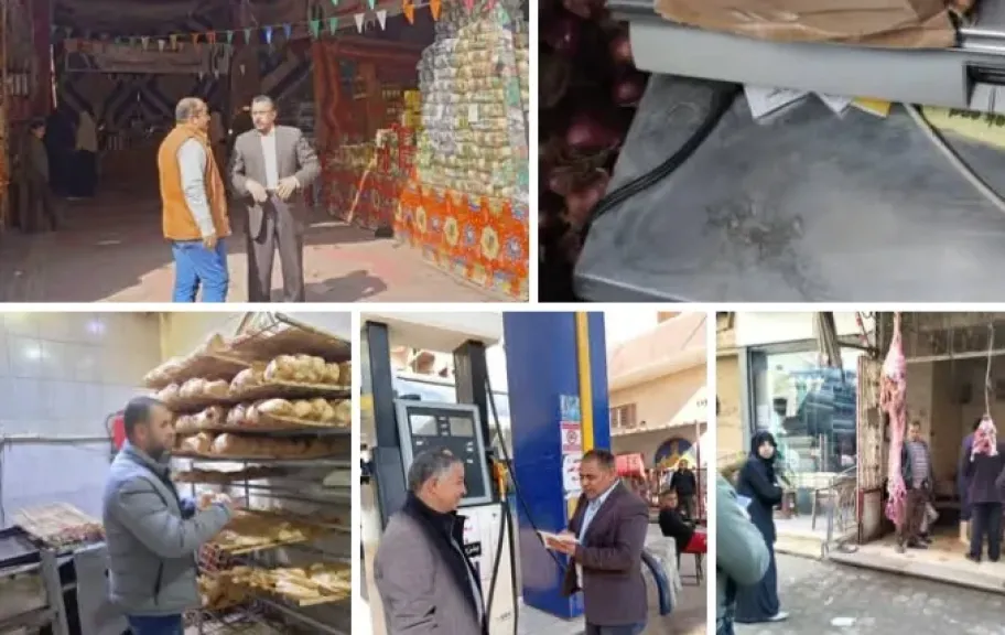 حملات تموينية مكثفة بالمنيا 