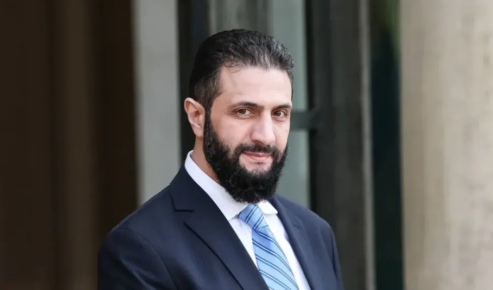 الرئيس السوري أحمد الشرع