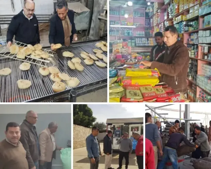 حملات تموينية مكثفة بالمنيا 