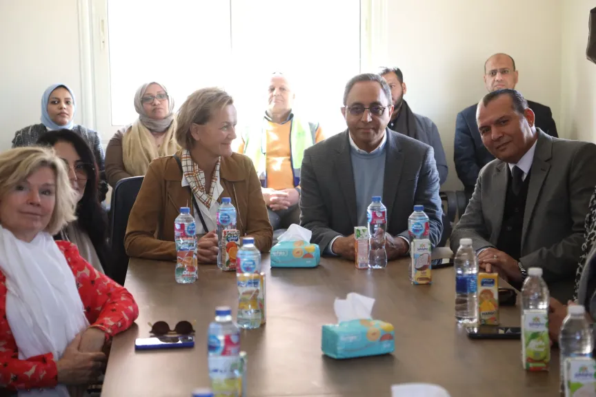 مشروعات إدارة المخلفات الصلبة بقوص
