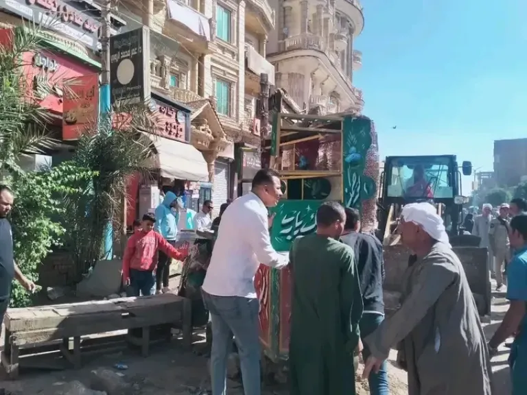 رفع اشغالات مركز ابشواي 