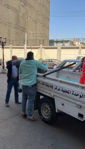 حملة إشغالات مكبرة على المحال بمدينة قنا
