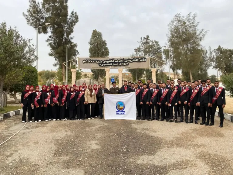 زيارة جامعة قنا لشمال سيناء وتبة الشجرة والكتيبة ١٠١ 