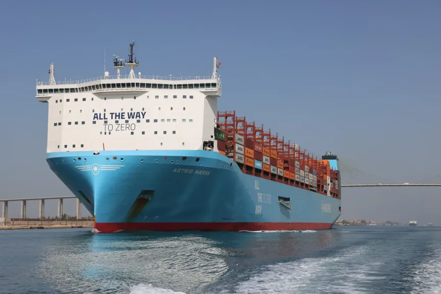 عبور سفينة الحاويات ASTRID MAERSK بقناة السويس 