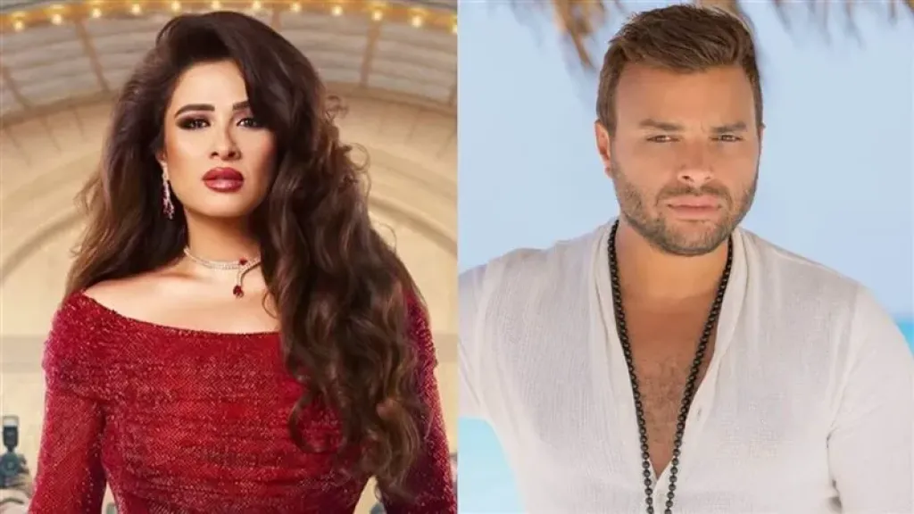 المطرب رامي صبري والفنانة ياسمين عبدالعزيز