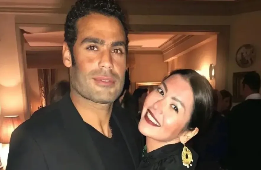 الفنانة لقاء الخميسي وعبد المنصف