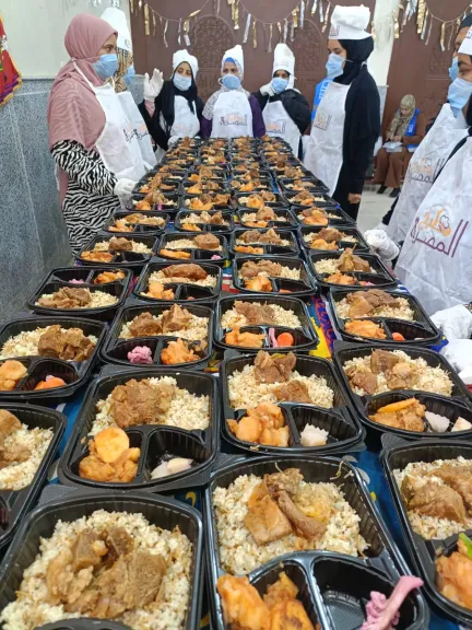 مطبخ المصرية لتمكين المرأة ودعم الأسر الأولى بالرعاية