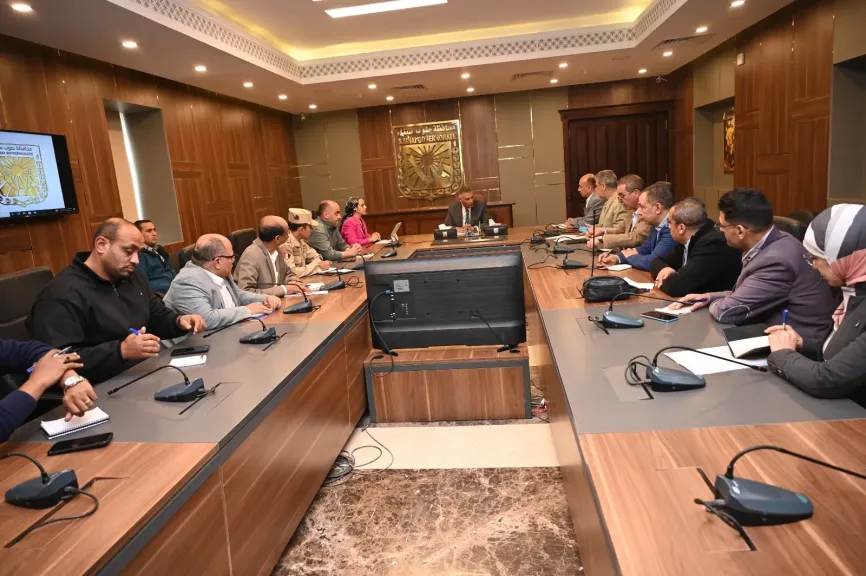 إستعدادات المحافظة للإحتفال بالعيد القومي القادم