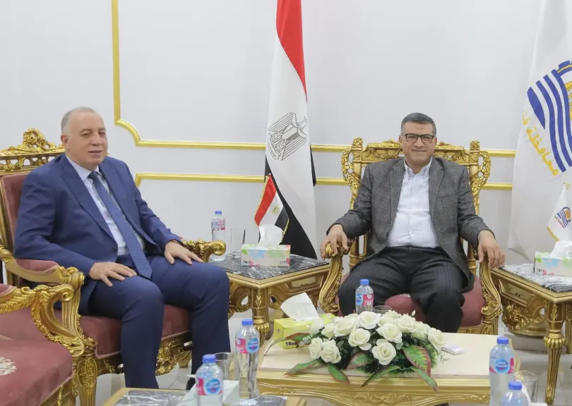 محافظ قنا ومدير الأمن يبحثان سبل التعاون المشترك 