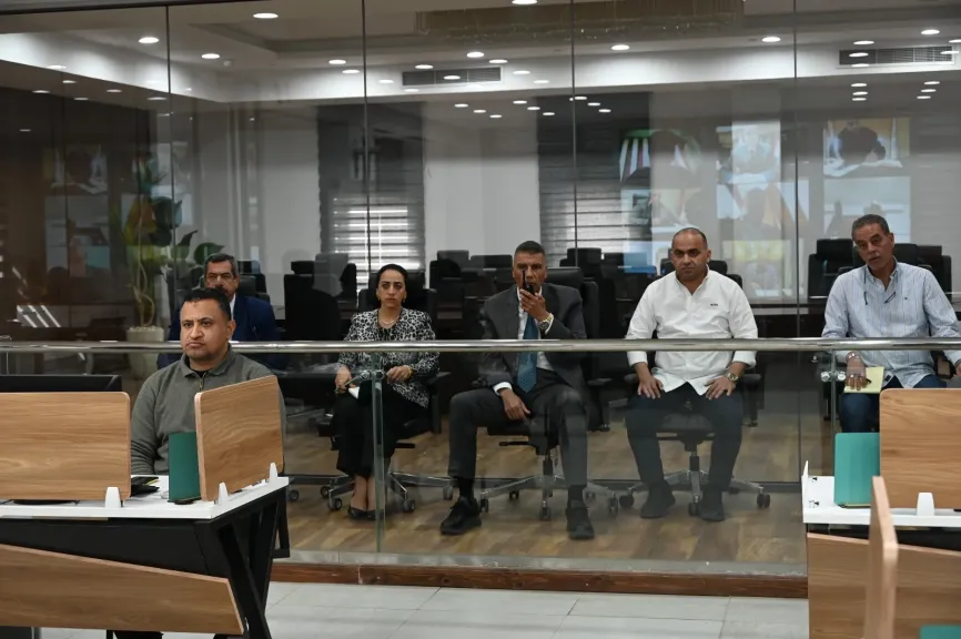 متابعة الموقف التنفيذي لمشروعات الخطة الإستثمارية للمحافظة 