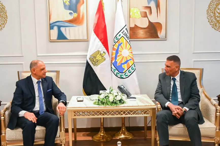 محافظ جنوب سيناء ومدير الأمن يبحثان تعزيز التعاون المشترك 