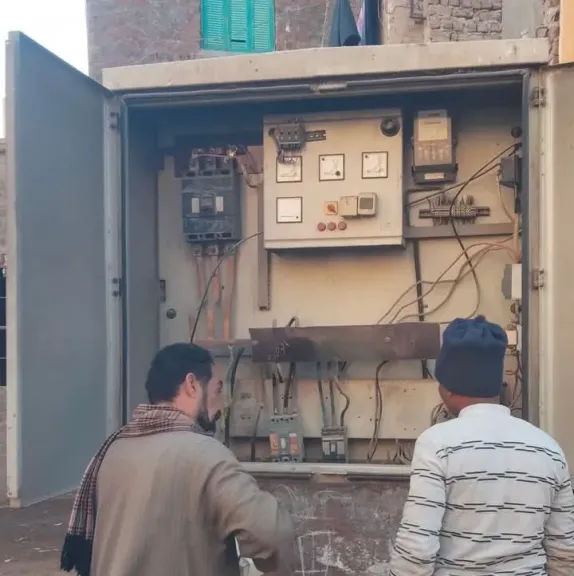 إصلاح محول كهرباء زرابي القارة بأبوتشت 