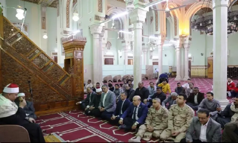 جانب من احتفالية العاشر من رمضان بأسوان 