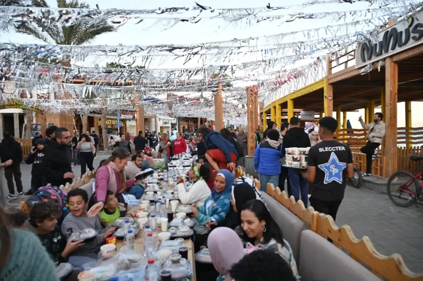 حفل إفطار أهالي دهب إحتفالاً بإنتصار العاشر من رمضان 