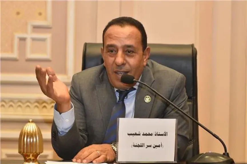 النائب محمد شعيب، عضو مجلس الشيوخ