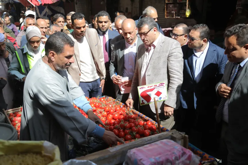 محافظ قنا يتابع أسعار السلع الغذائية بمدينة قنا 