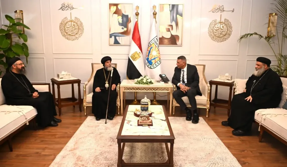 وفد كاتدرائية السمائين ووفد كاتدرائية بازيليك سيدة السلام