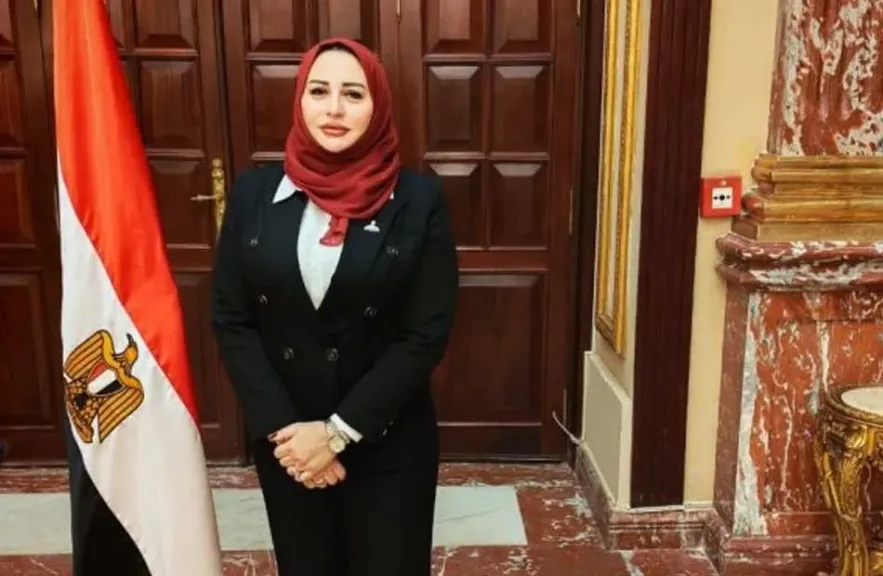 النائبة شيرين صبري، عضو مجلس الشيوخ
