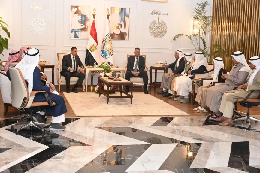 محافظ جنوب سيناء يستقبل مشايخ المحافظة الحكوميين 