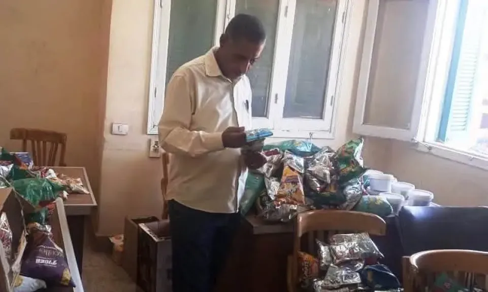جانب من الحملة التموينية