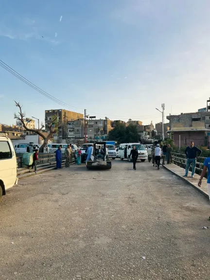 رفع الإشغالات والباعة الجائلين بمزلقان السيد عبد الرحيم  