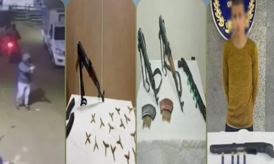 المضبوطات والمتهمين 