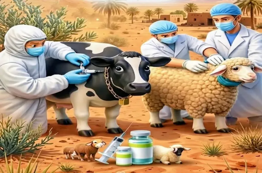 الحملة القومية للتحصين ضد الجلد العقدي وجدري الأغنام 