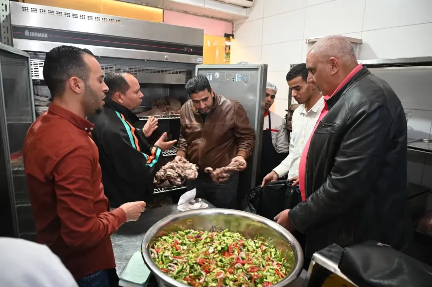 ضبط 30 كيلو لحوم مصنعة غير صالحة للإستهلاك خلال حملات رقابية  