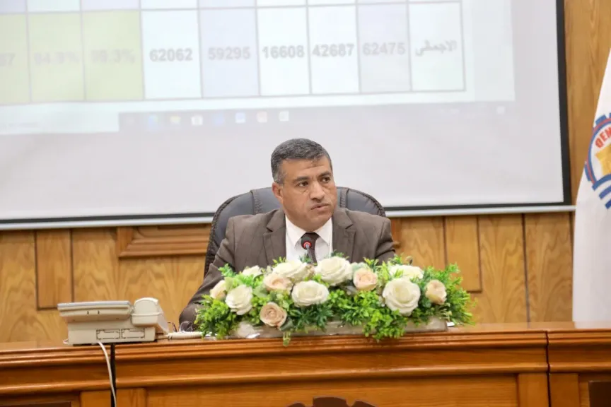 إجتماع رؤساء الوحدات المحلية بديوان عام المحافظة 
