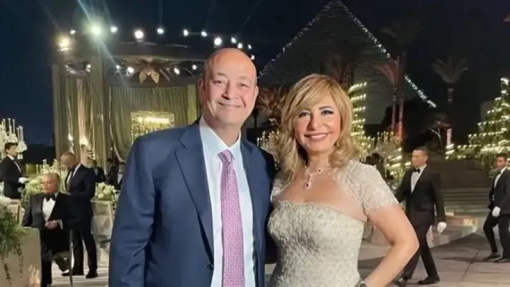  عمرو أديب ولميس الحديدي 