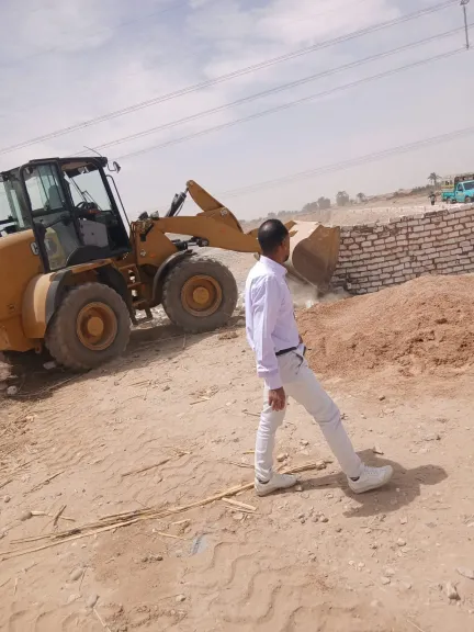 إزالة التعديات على الأراضي الزراعية وأملاك الدولة 