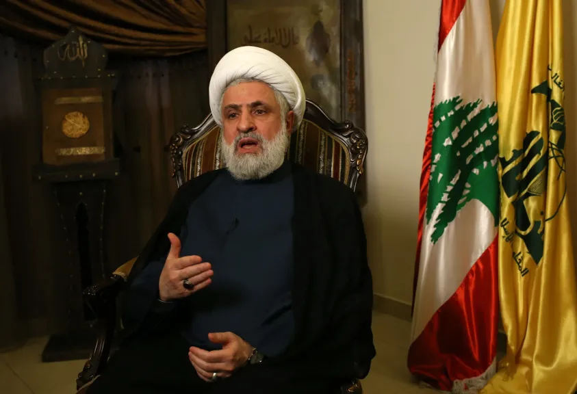 الأمين العام لحزب الله اللبناني نعيم قاسم