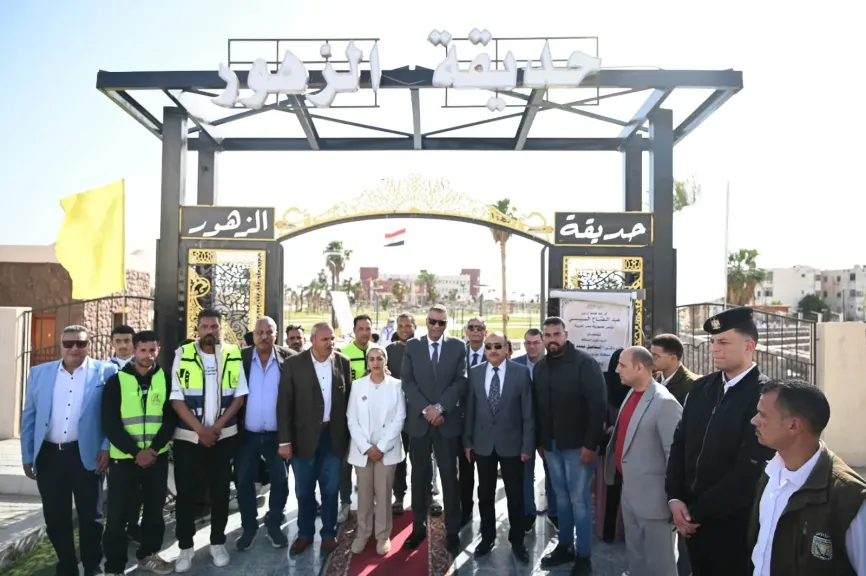 إفتتاح حديقة الزهور بطور سيناء 