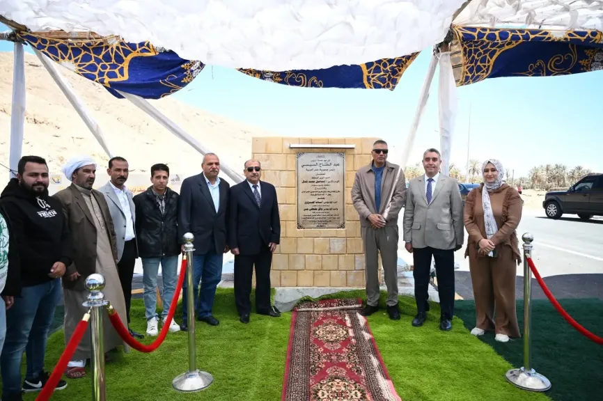 مشروع إزدواج طريق "حمام موسى- كمين الوادي"