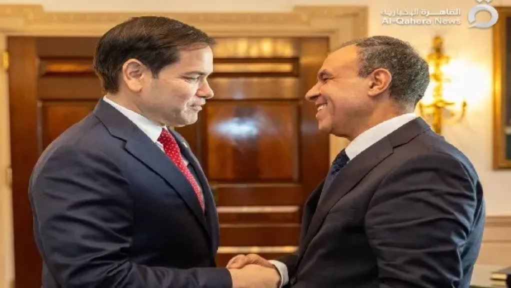 وزير الخارجية الأمريكي ماركو روبيو يستقبل نظيره المصري بدر عبد العاطي