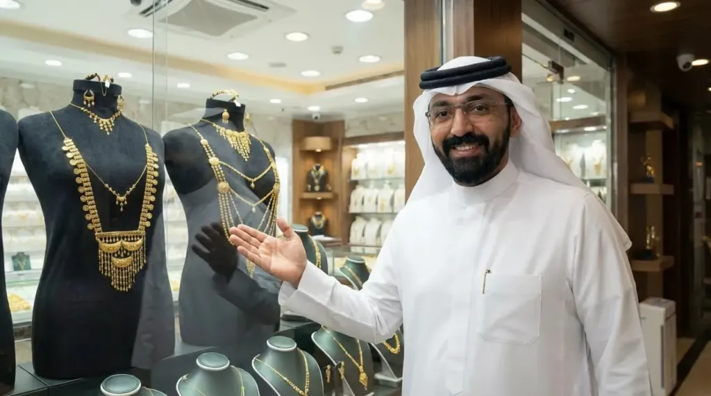 محمد المالكي مدير شركة الركن الثمين للذهب والمجوهرات 