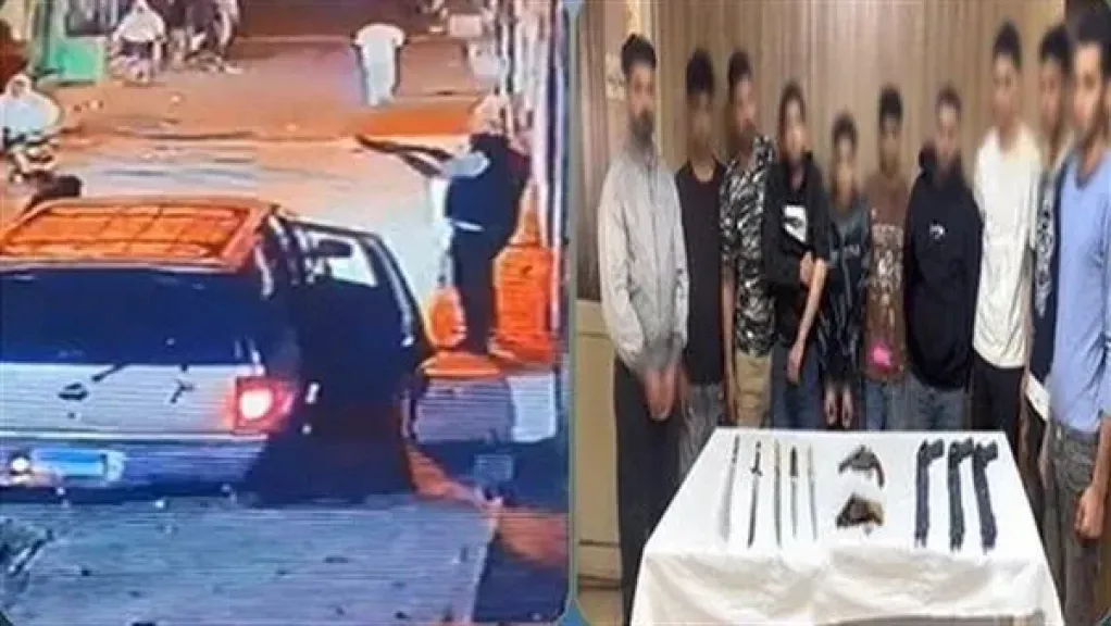 المتهمين والمضبوطات 