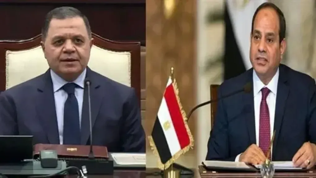  الرئيس السيسي ووزير الداخلية 