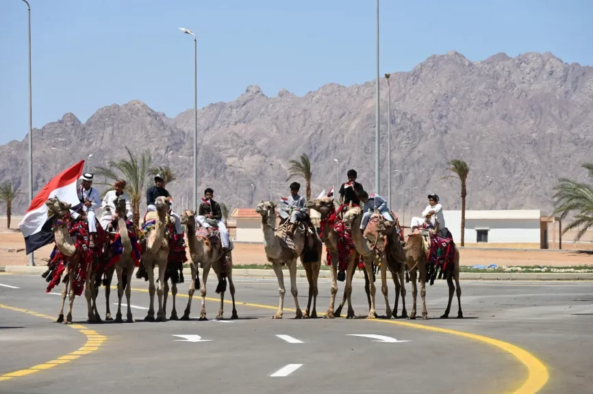 ختام البطولة التنشيطية لمضمار الهجن الدولي بشرم الشيخ 