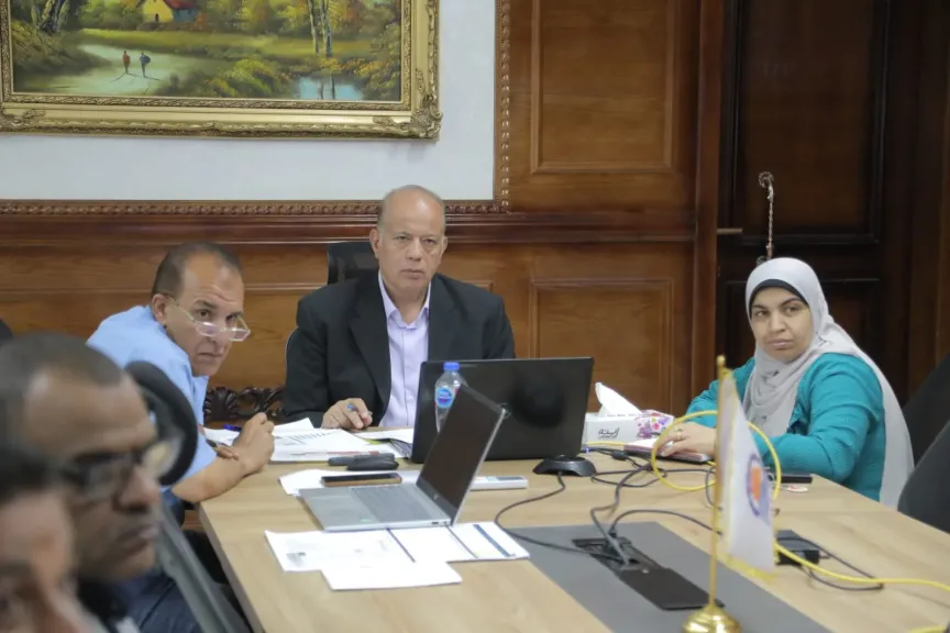 إجتماع ملف التصالح مع وزيرة التنمية المحلية