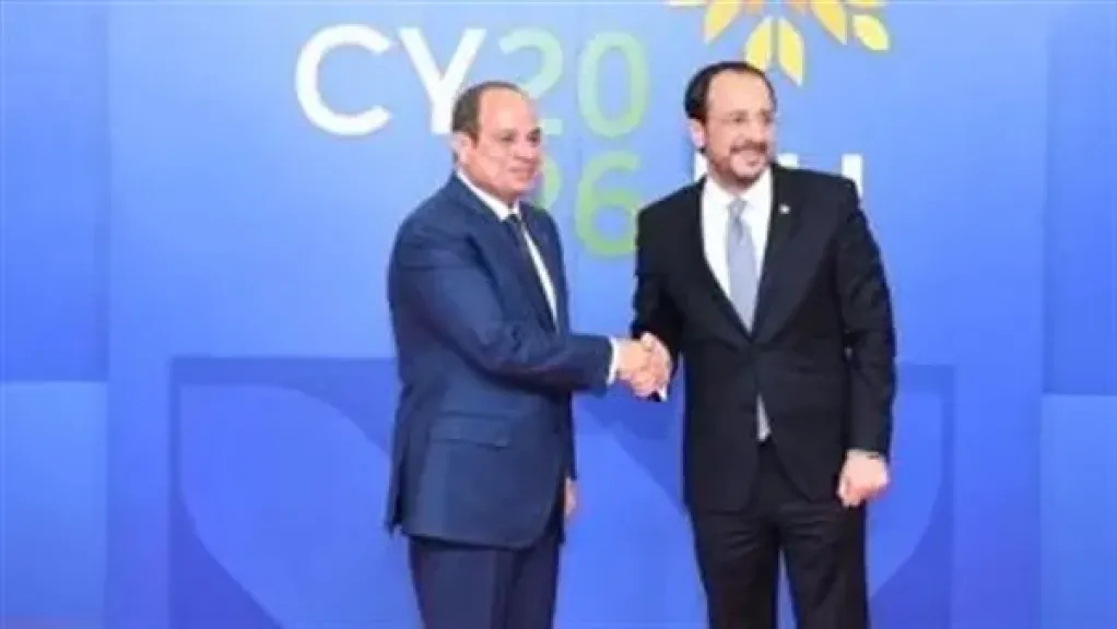 الرئيس عبد الفتاح السيسي ورئيس قبرص
