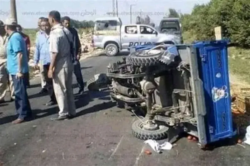 مصرع طالب صيدله في حادث بالفيوم 