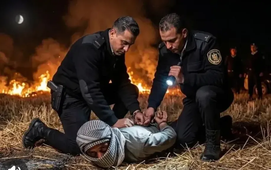 القبض علي شخص حرق محصول 15فدان