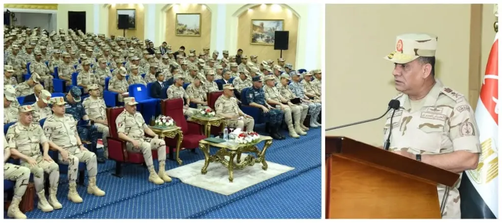وزير الدفاع يلتقى بعددٍ من مقاتلى المنطقة الجنوبية العسكرية 