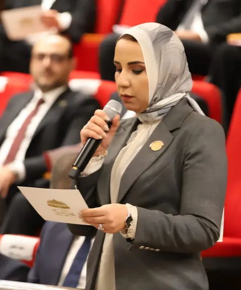 ولاء هرماس، عضو لجنة التعليم والبحث العلمي بالمجلس