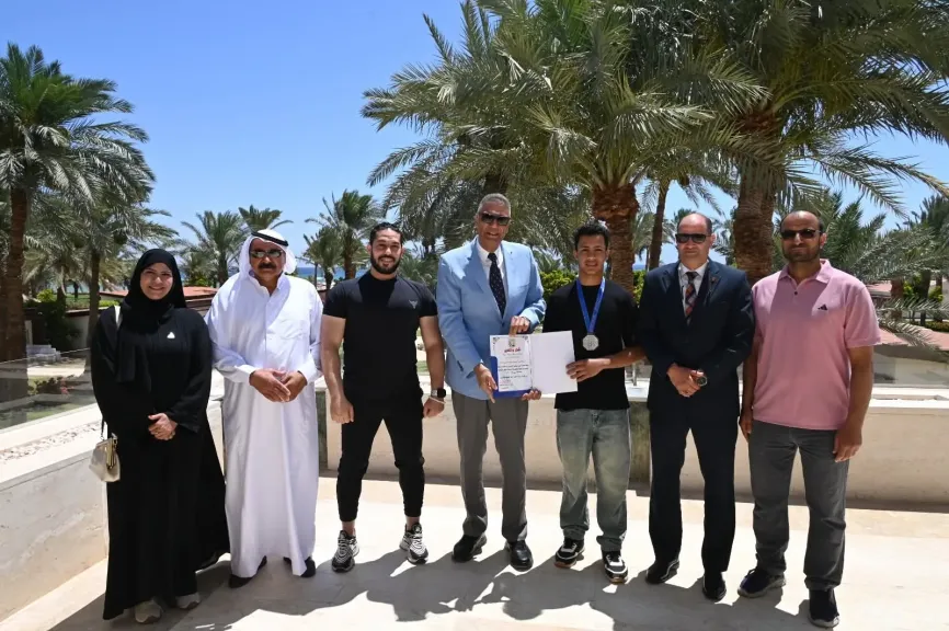 تكريم أبطال الجمهورية برياضة الفنون القتالية المختلطة 
