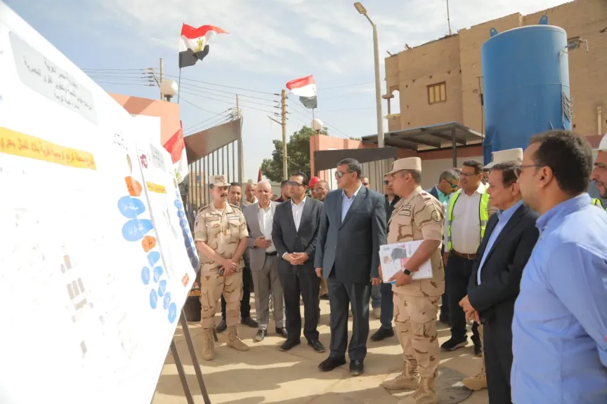 مشروعات حياة كريمة للبنية التحتية بالصرف الصحي 
