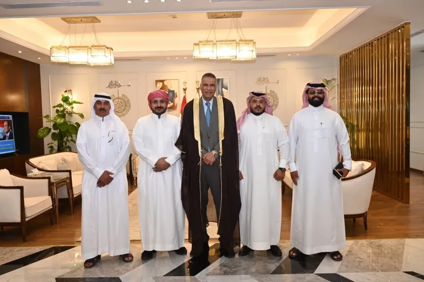 محافظ جنوب سيناء يستقبل المشايخ الحكوميين الجدد 