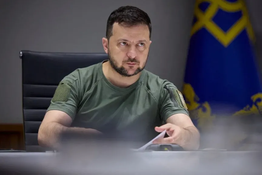 الرئيس الأوكراني زيلينسكي
